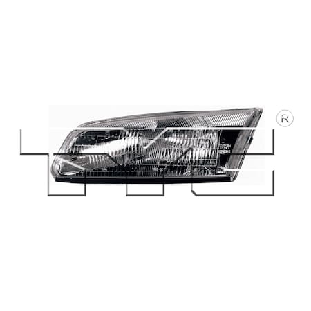 Tyc Tyc Headlight Assembly, 20-3598-00 20-3598-00